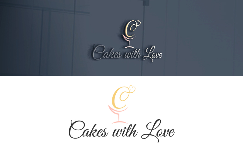 Logo Design by ilovedesign1 for Cakes with Love | Design #18914534