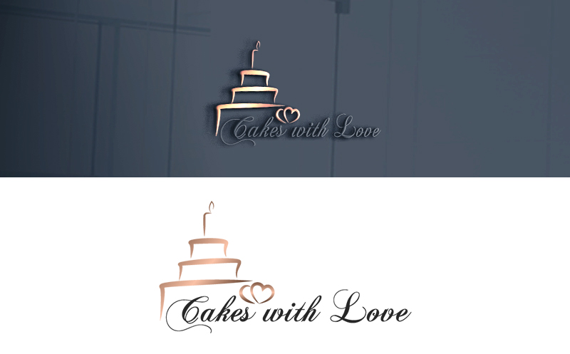 Logo Design by ilovedesign1 for Cakes with Love | Design #18914536