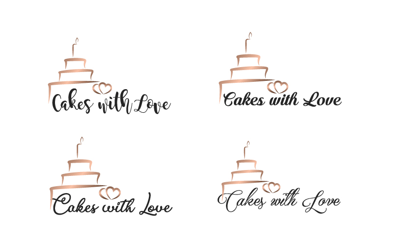 Logo Design by ilovedesign1 for Cakes with Love | Design #18924679