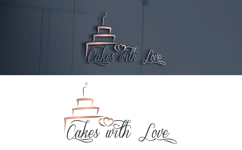 Logo Design by ilovedesign1 for Cakes with Love | Design #18924680