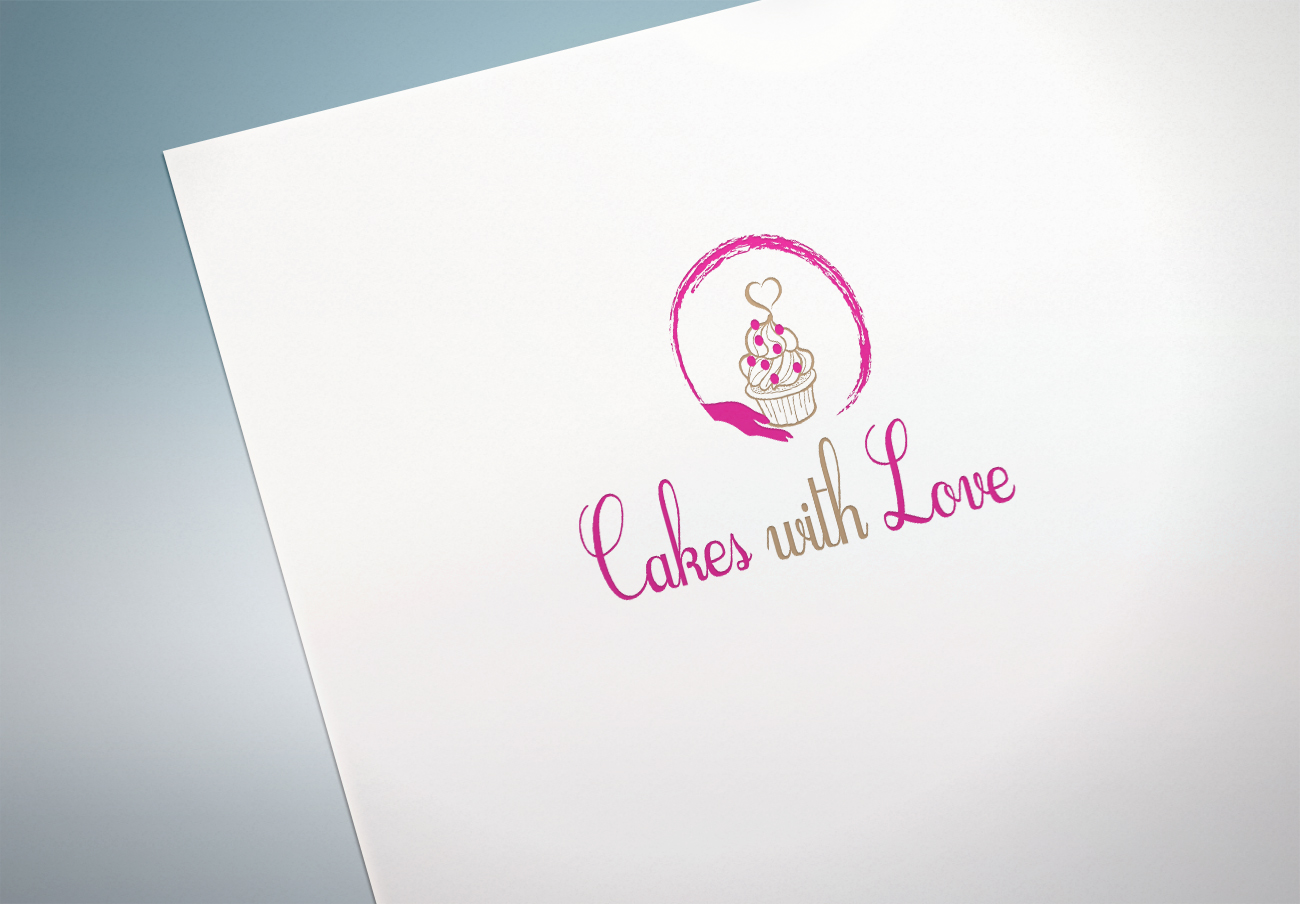 Logo Design by lampros 2 for Cakes with Love | Design #18903268