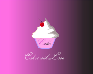 Diseño de Logo por Adib_Art para Cakes with Love | Diseño #18907671