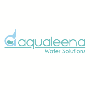 Symbol with company name Aqualeena with the tagline Water Solutions | Logo Design by WahyuHMD
