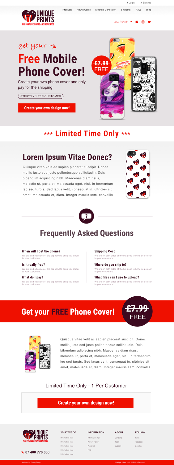 Web Design by Amy84 for Mooney Ltd | Design #18920520