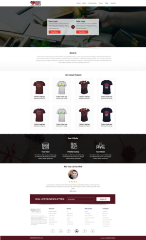 Website design needed for gift based dropship website | Web-Design von Kingdom Vision