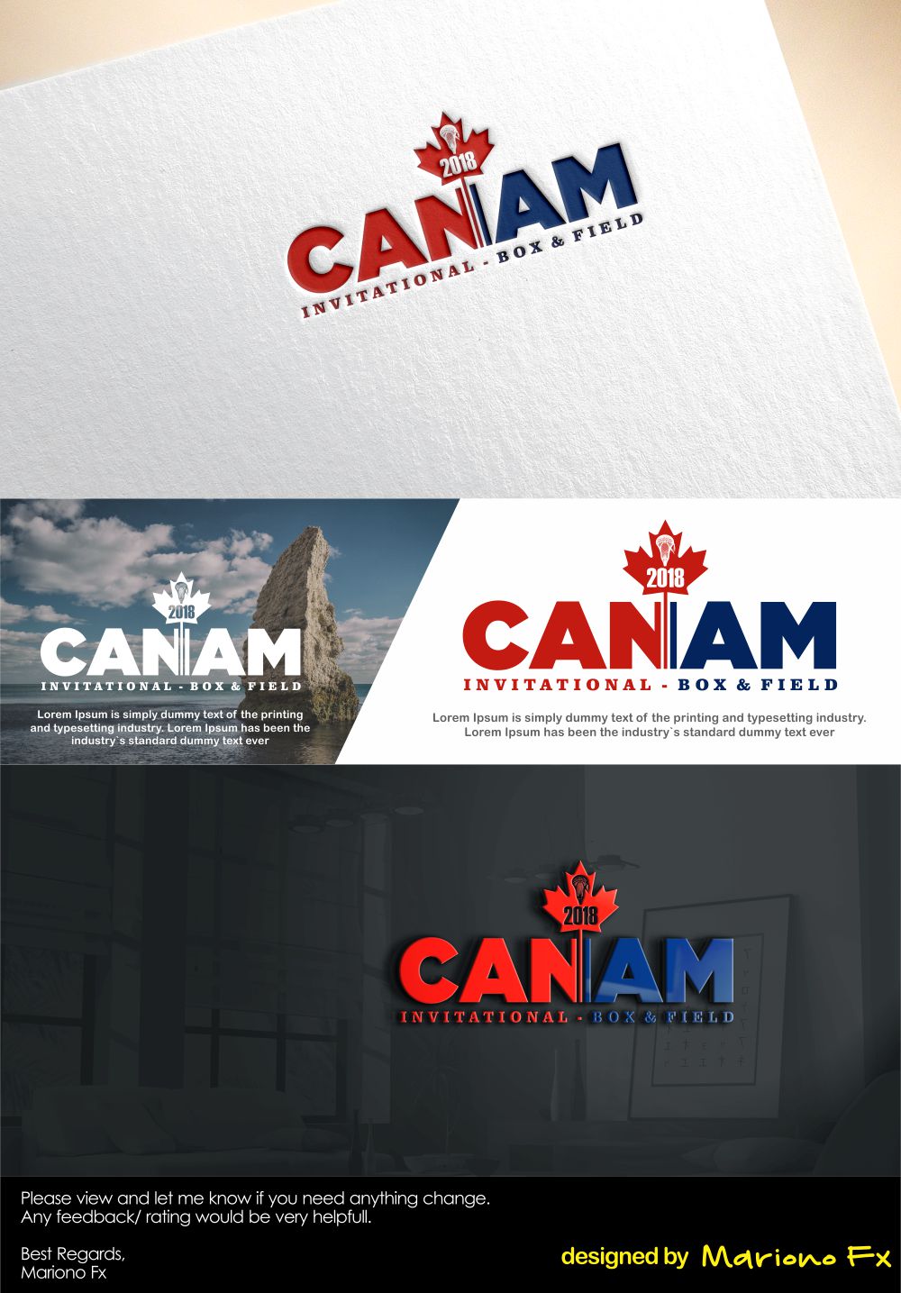 Logo Design by Mariono Fx for Avid Lacrosse | Design #18836729