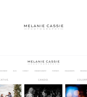 Logo Design by JohnM. for Melanie Cassie Photography | Design: #18842894