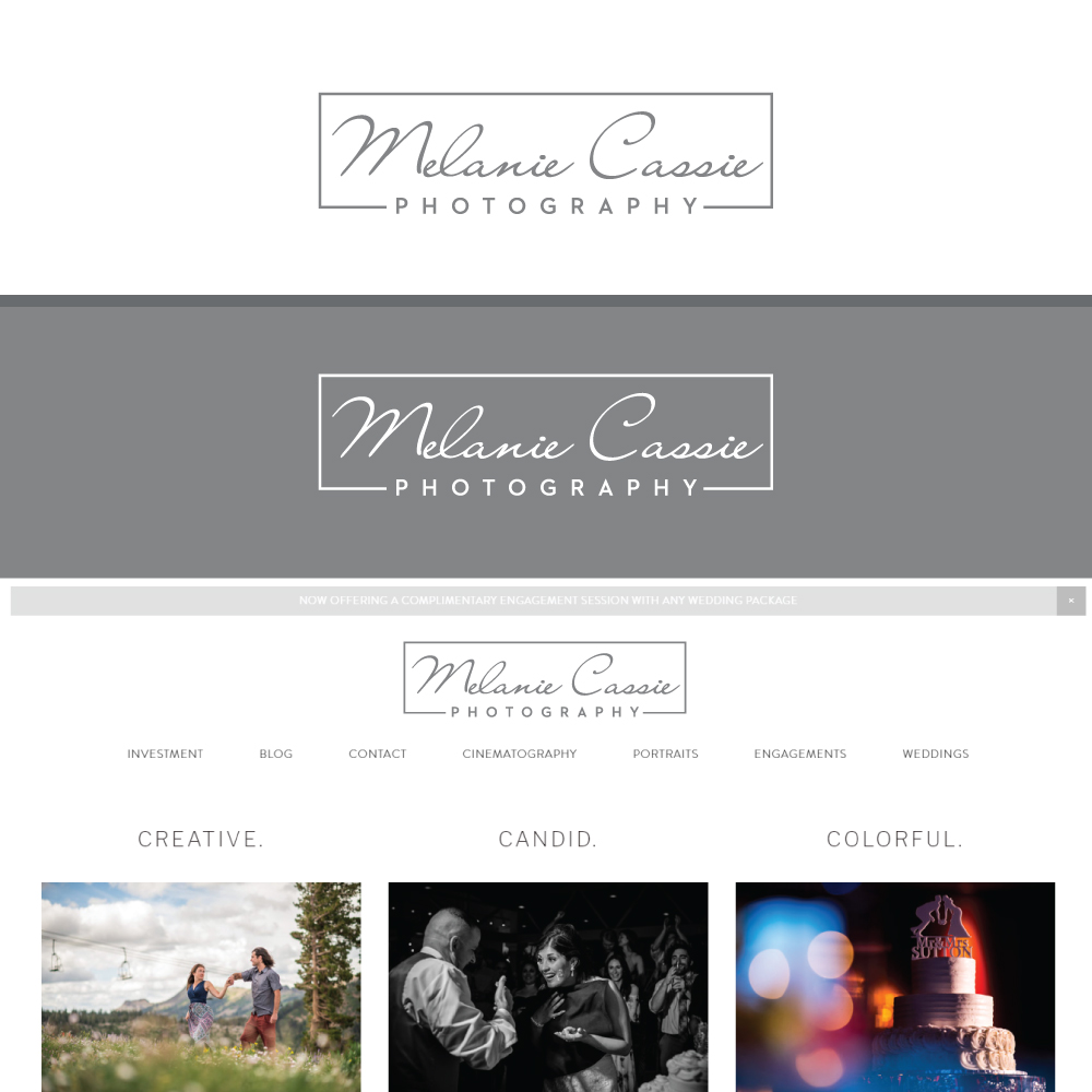 Logo Design by Sujit Banerjee for Melanie Cassie Photography | Design #18844130