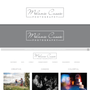 Logo Design by Sujit Banerjee for Melanie Cassie Photography | Design: #18844130