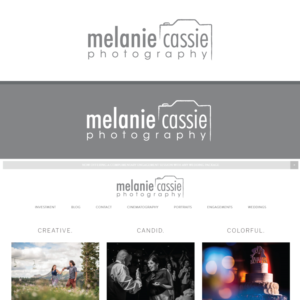 Logo Design by Sujit Banerjee for Melanie Cassie Photography | Design: #18844131