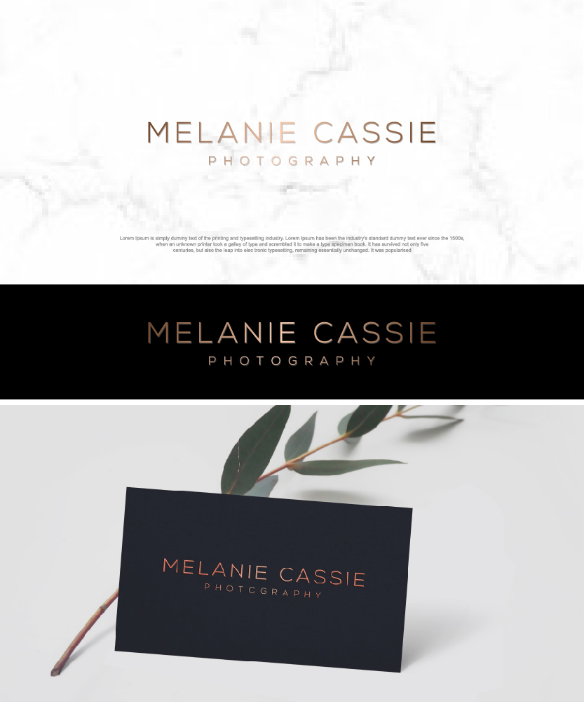 Logo Design by sushsharma99 for Melanie Cassie Photography | Design #18863055
