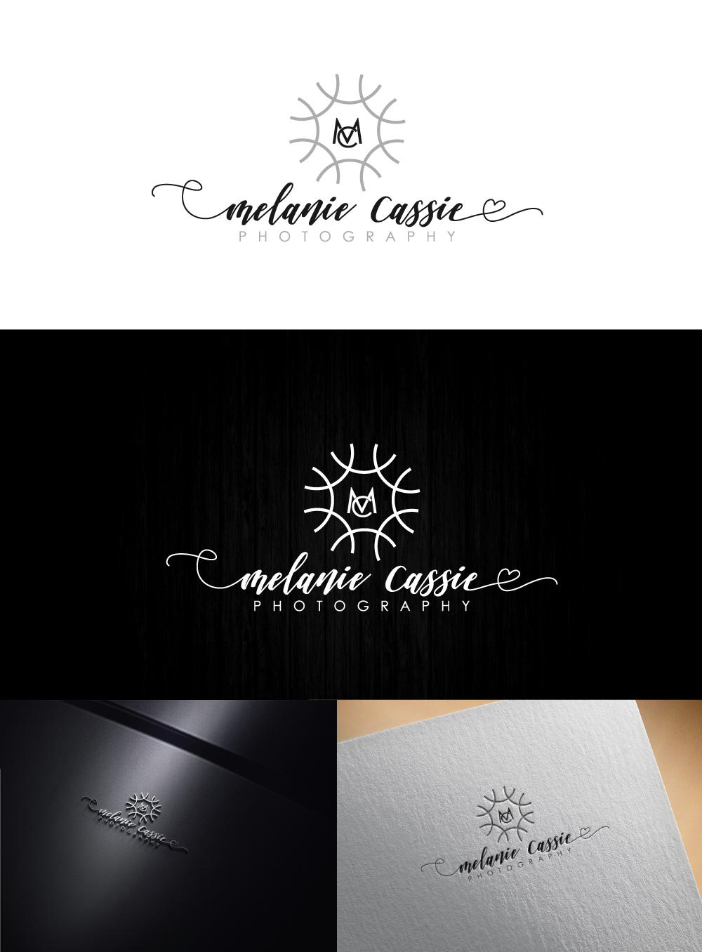Logo Design by h27 for Melanie Cassie Photography | Design #18864301