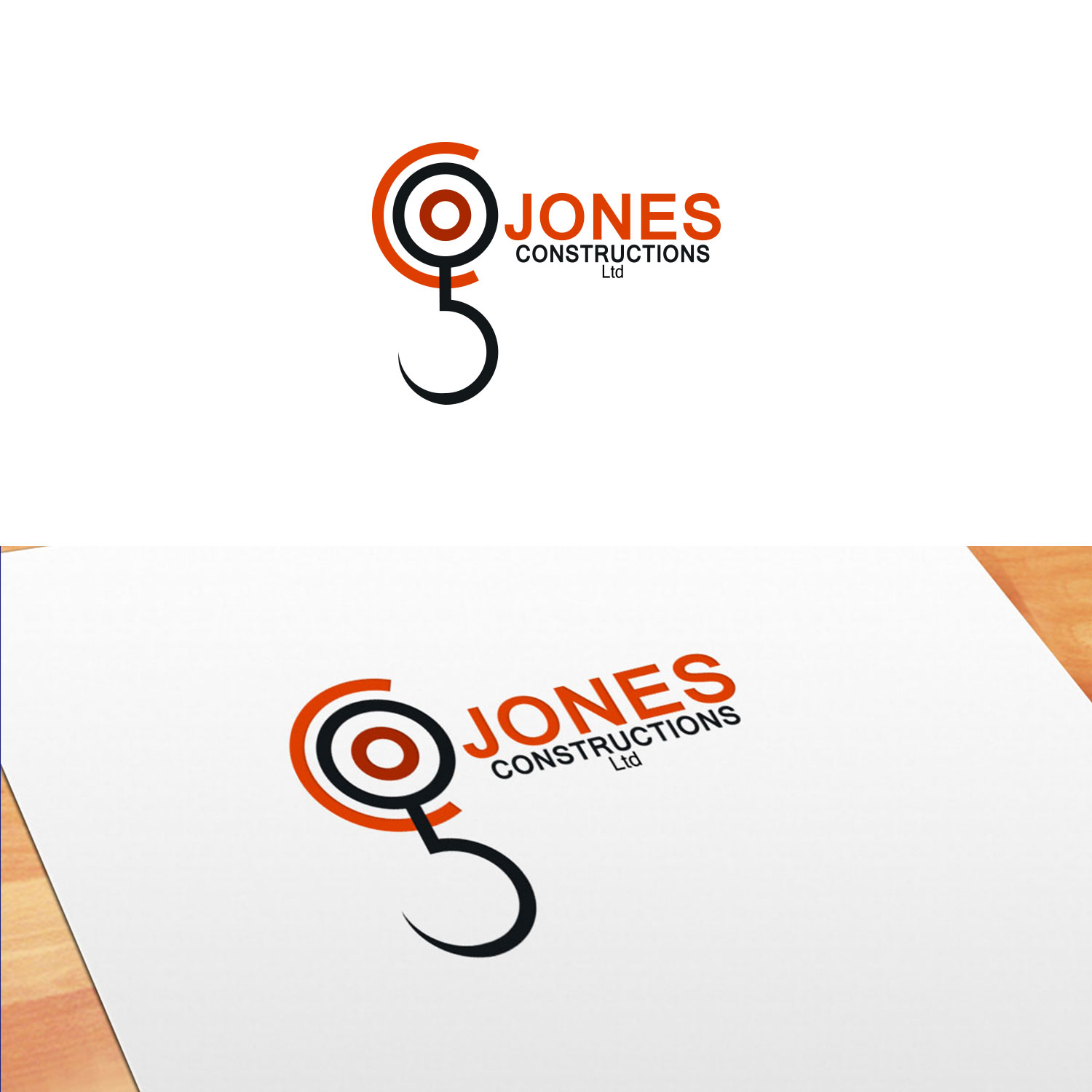 Diseño de Logo por DNA_Creative para C.G.Jones Construction | Diseño #18879221