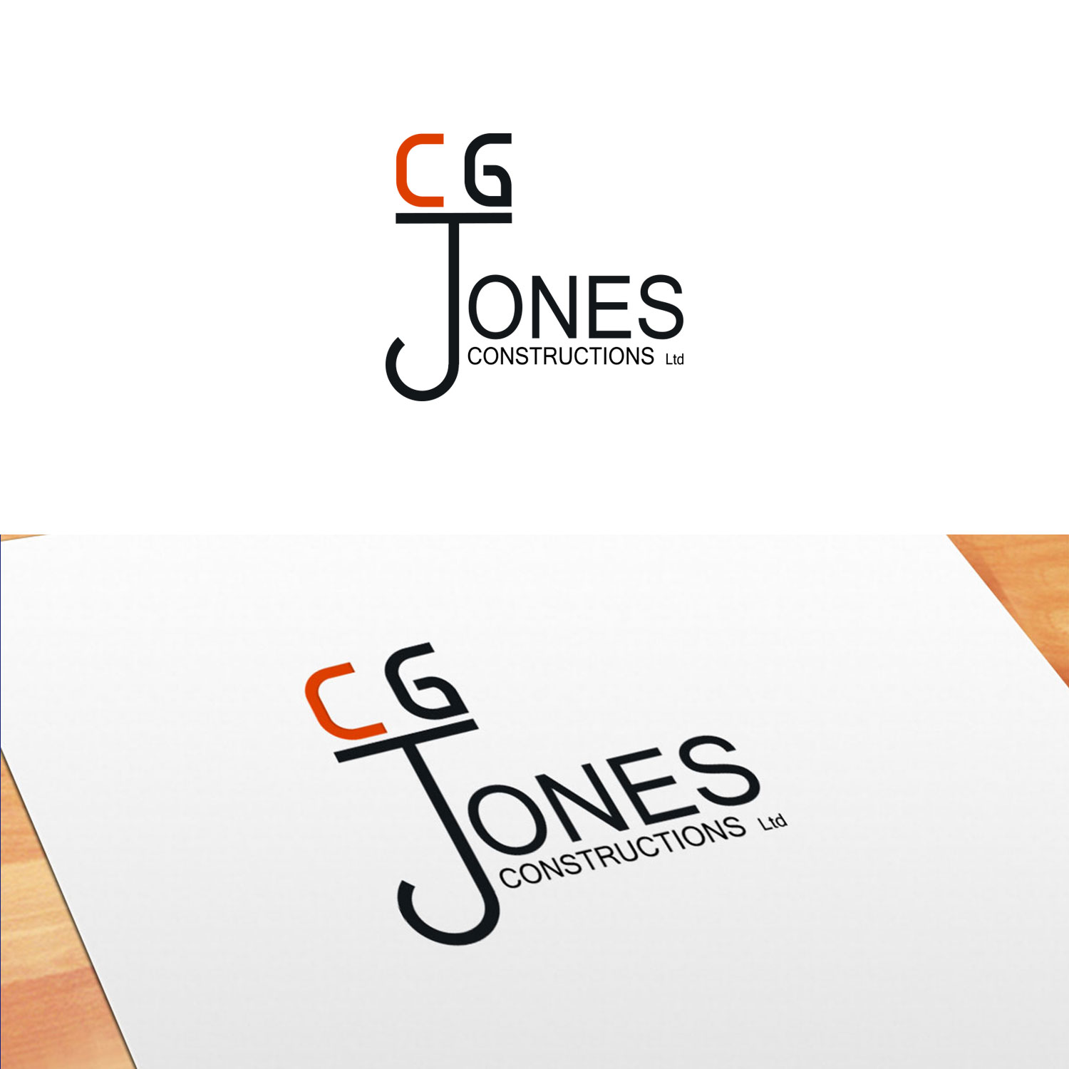 Logo Design by DNA_Creative for C.G.Jones Construction | Design #18879227