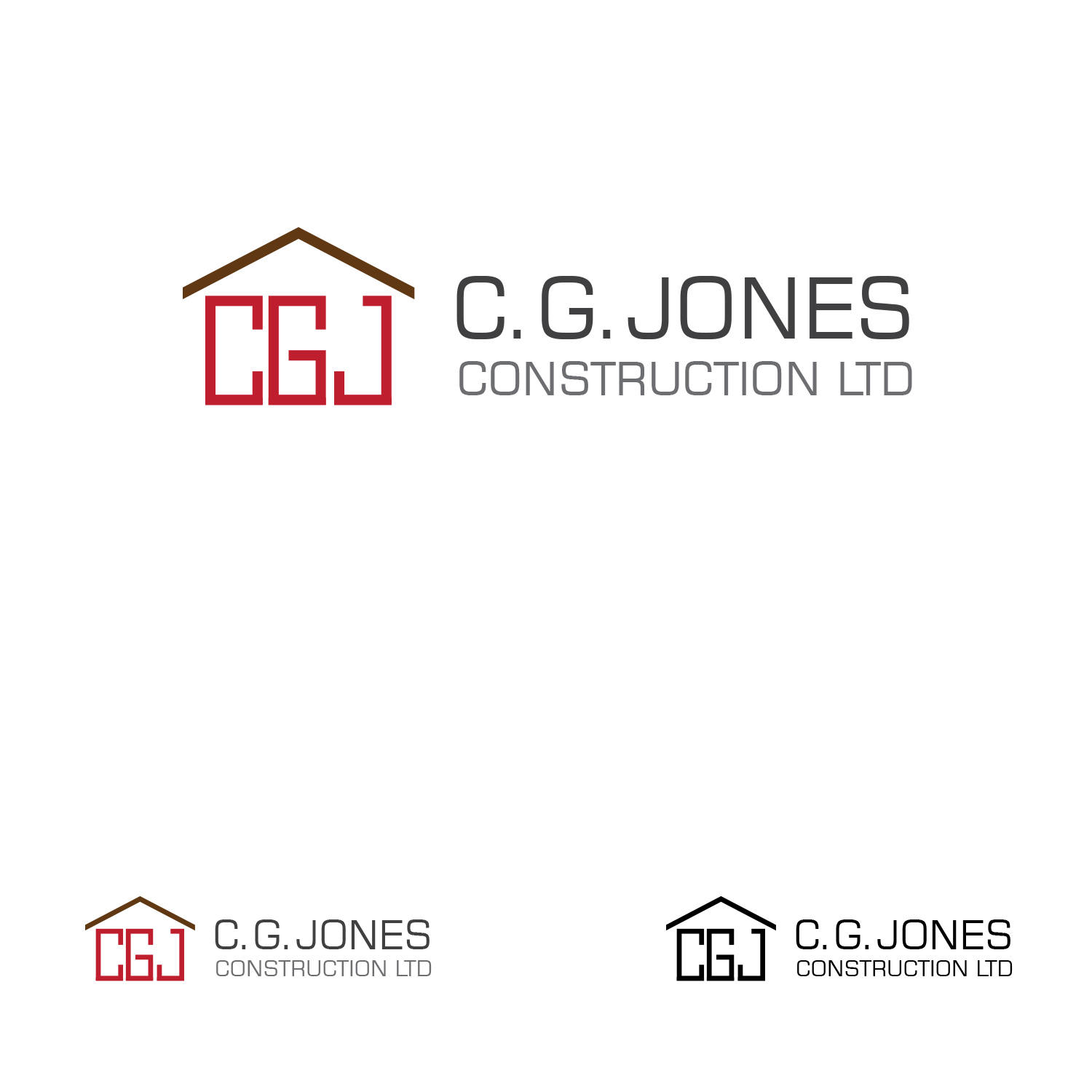 Logo Design by chaasi for C.G.Jones Construction | Design #18842364