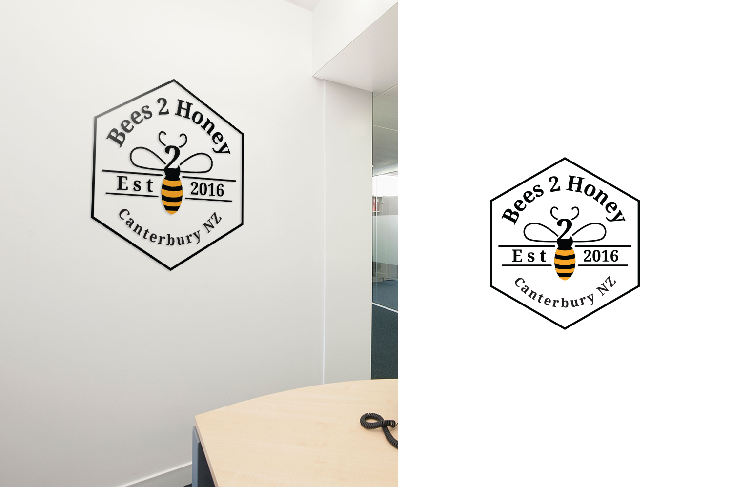 Logo Design by Grafactory for Bees 2 Honey Limited | Design #18873438