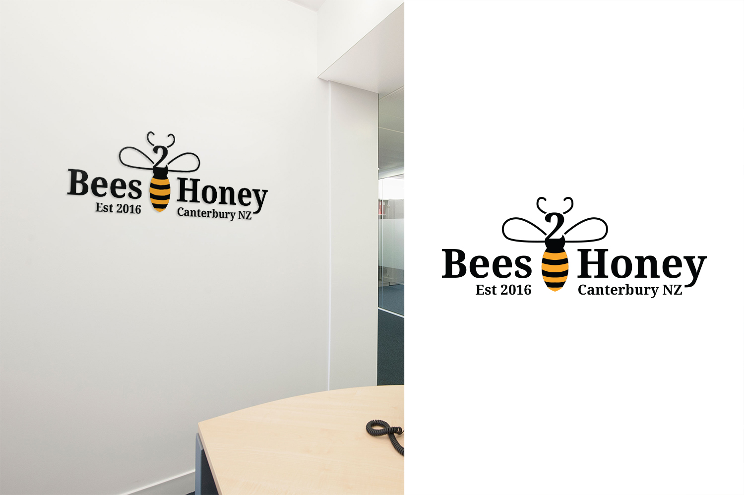 Logo Design by Grafactory for Bees 2 Honey Limited | Design #18900078