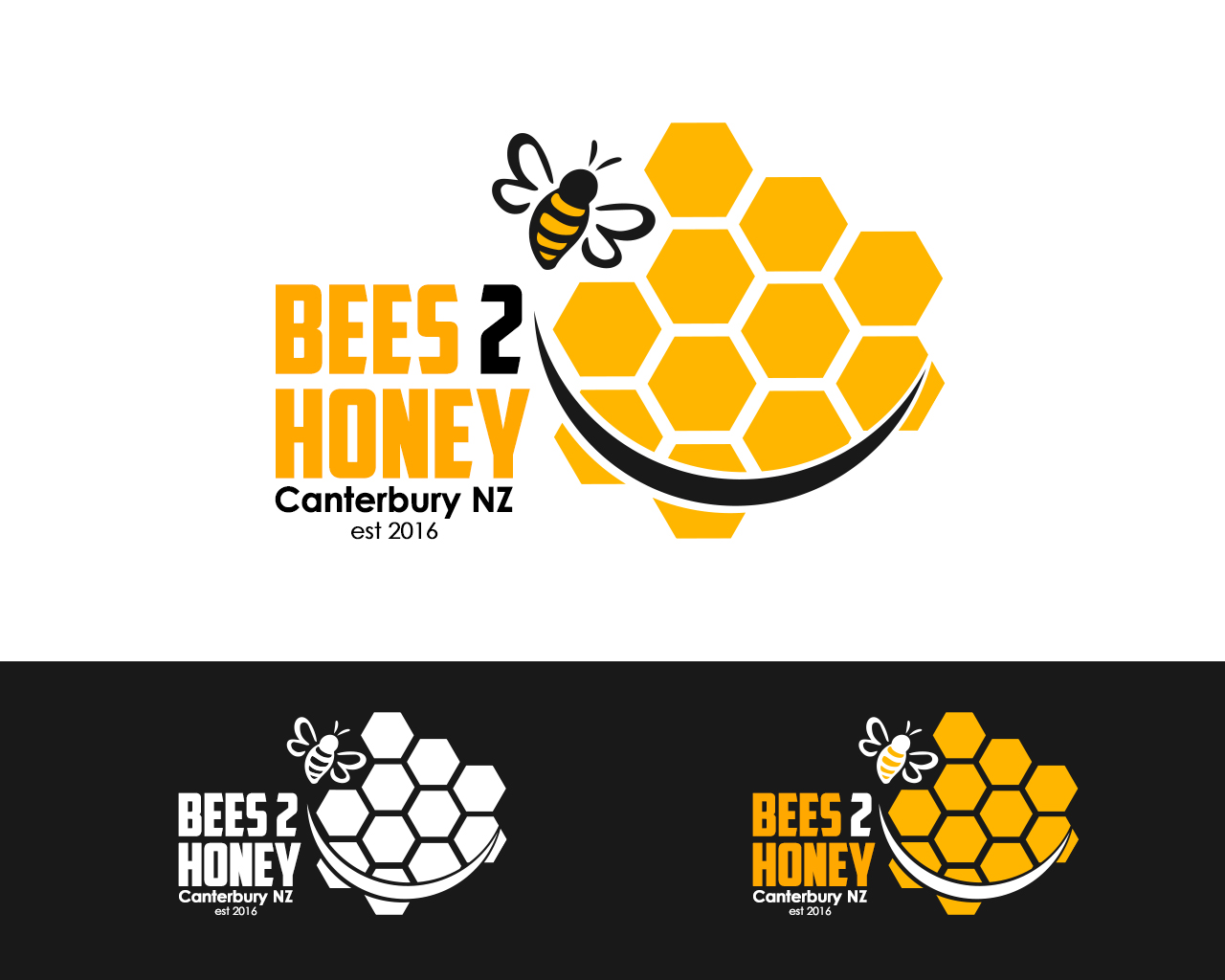 Logo Design by vlad.buzz for Bees 2 Honey Limited | Design #18843861