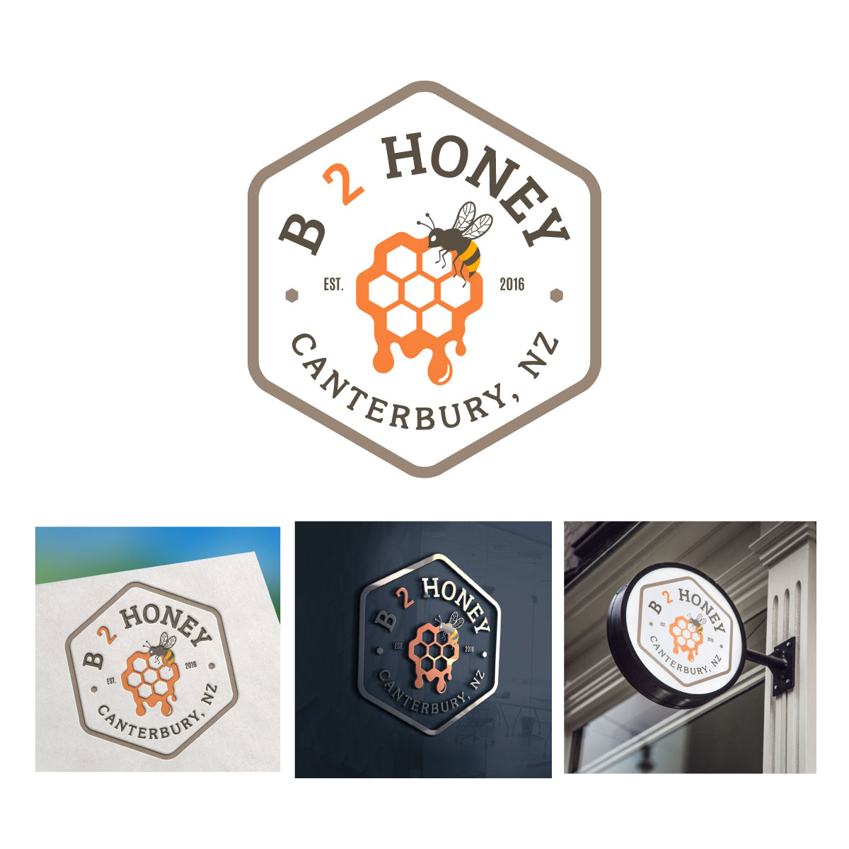 Logo Design by michellefrances for Bees 2 Honey Limited | Design #18843139