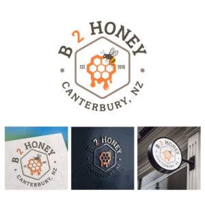 Logo Design by michellefrances for Bees 2 Honey Limited | Design: #18843140