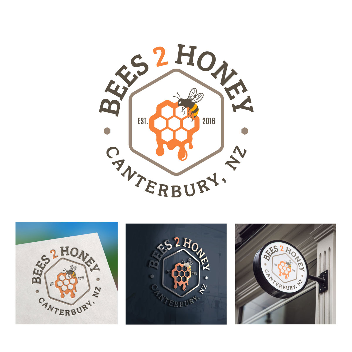 Logo Design by michellefrances for Bees 2 Honey Limited | Design #18849099