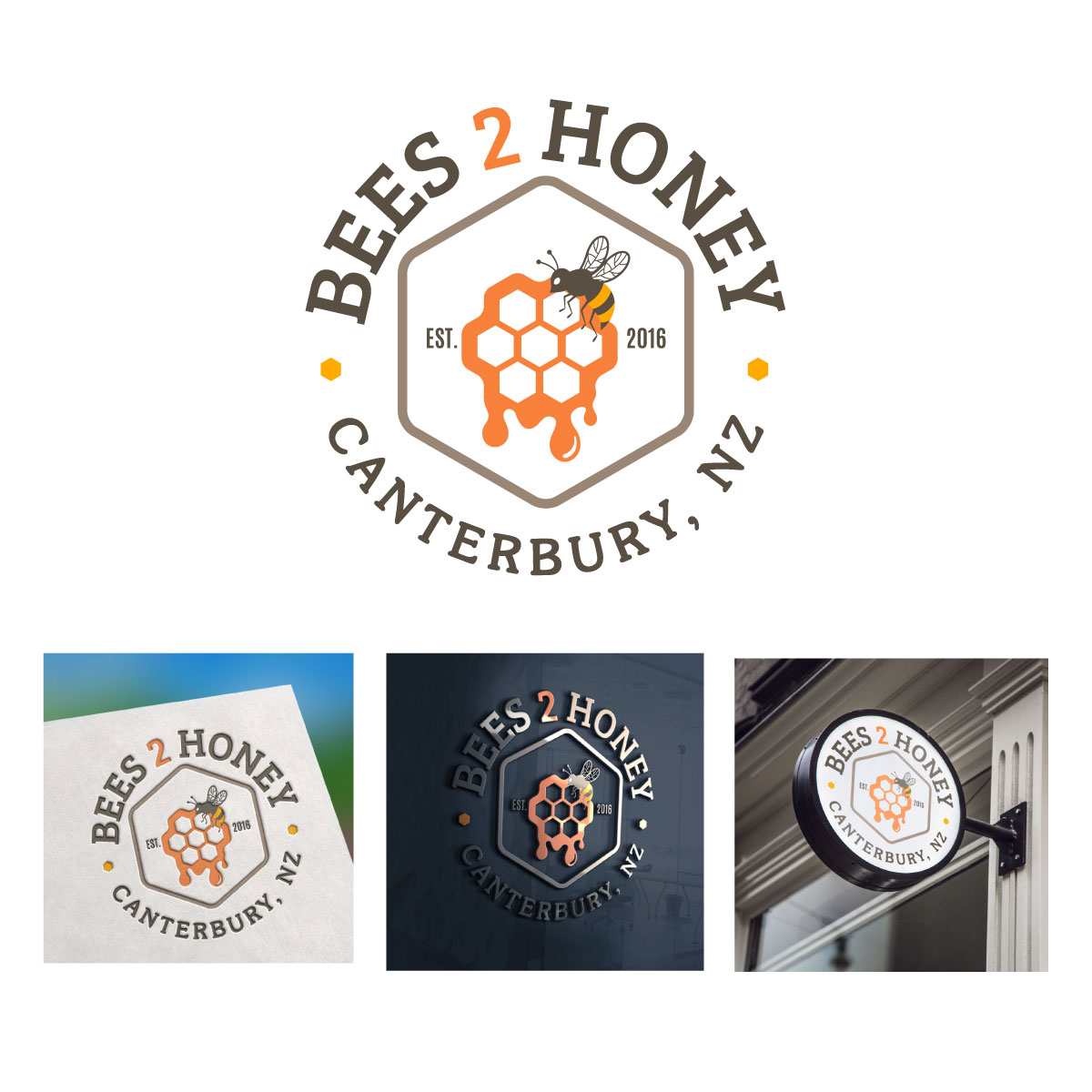 Logo Design by michellefrances for Bees 2 Honey Limited | Design #18849100