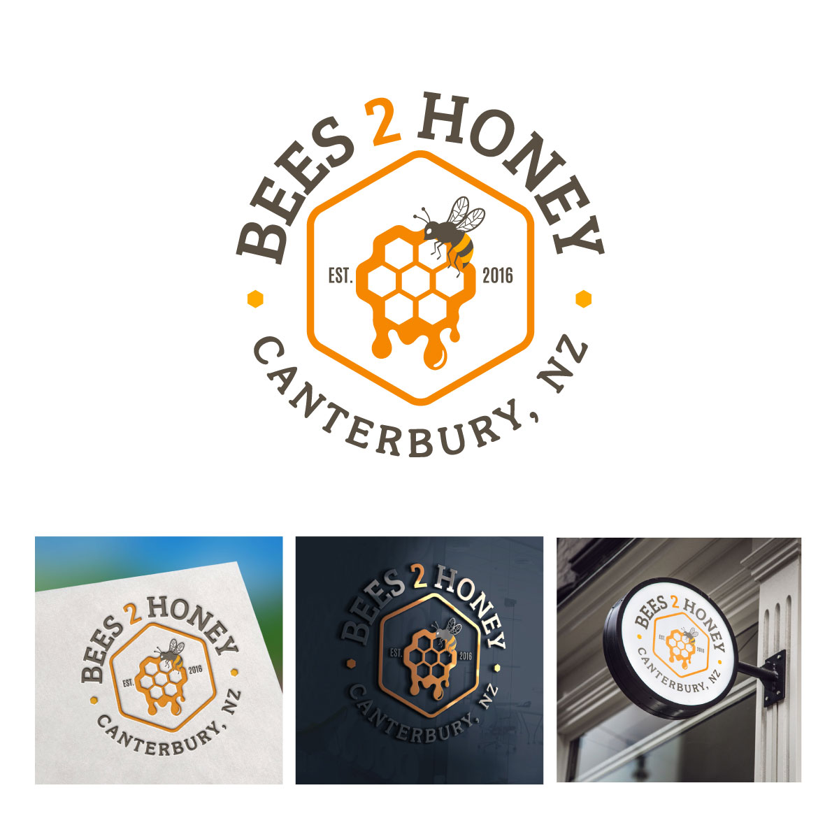 Logo Design by michellefrances for Bees 2 Honey Limited | Design #18851156