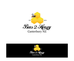 Logo Design by Isnah Logo for Bees 2 Honey Limited | Design: #18931231