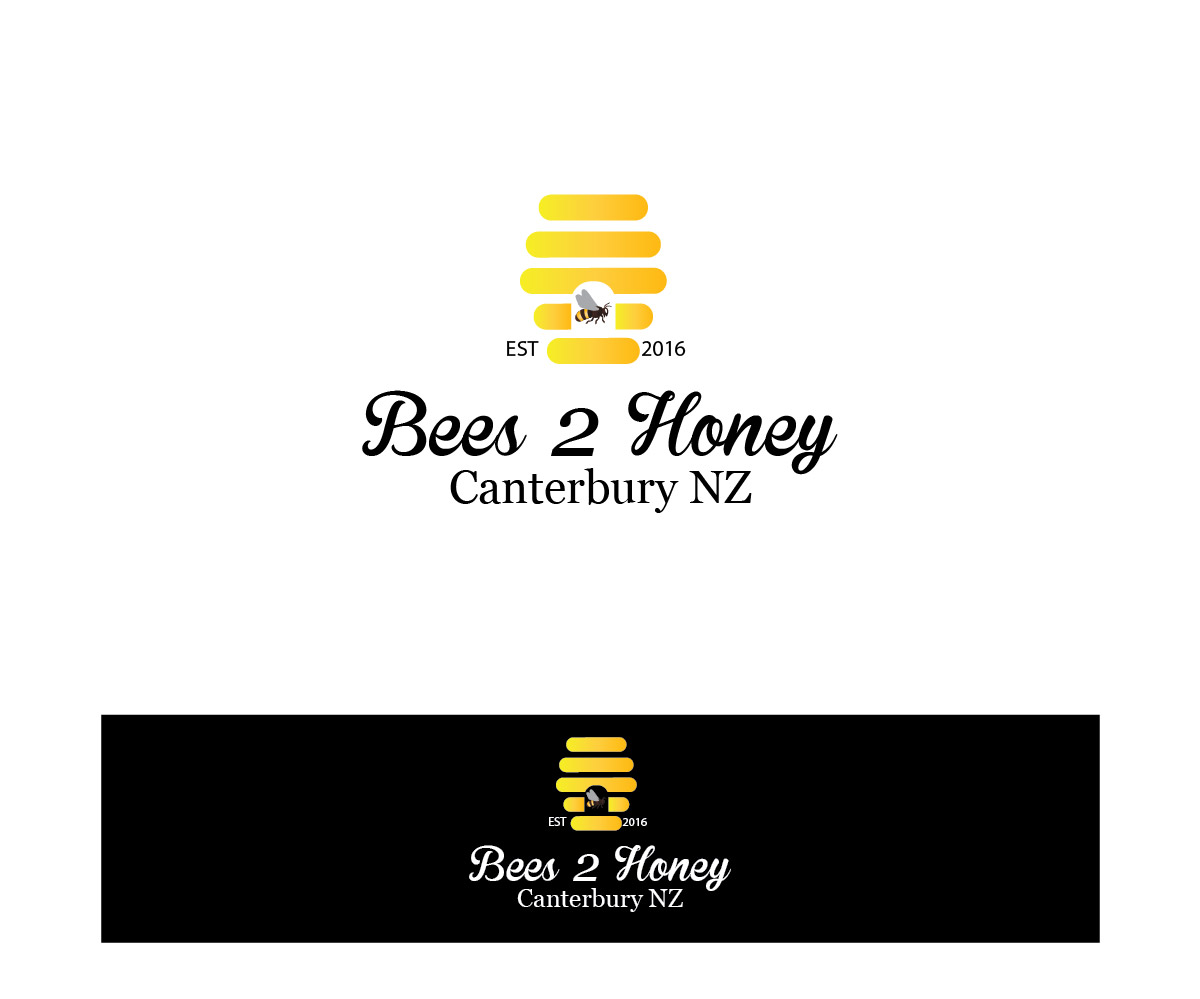 Logo Design by Isnah Logo for Bees 2 Honey Limited | Design #18931232