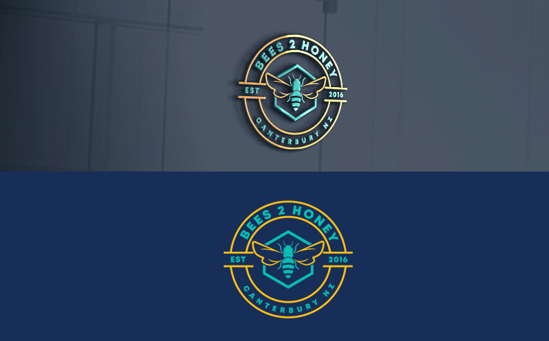 Logo Design by ilovedesign1 for Bees 2 Honey Limited | Design #18849878