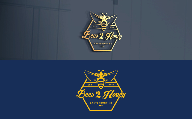 Logo Design by ilovedesign1 for Bees 2 Honey Limited | Design #18849879