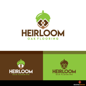 Heirloom Oak Flooring | Logo Design by Graphic Bricks