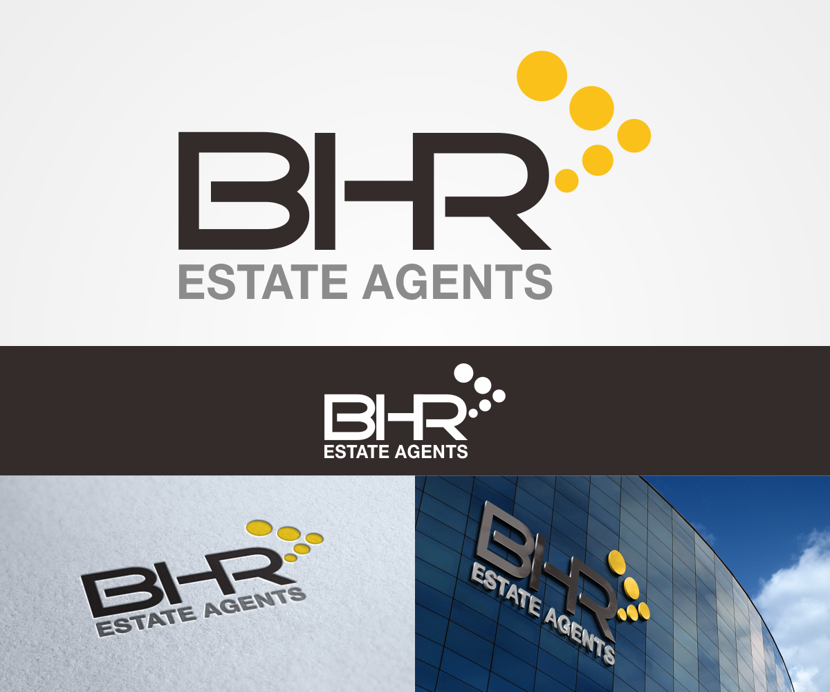 Logo Design by ninisdesign for BHR Estate Agents | Design #2836114
