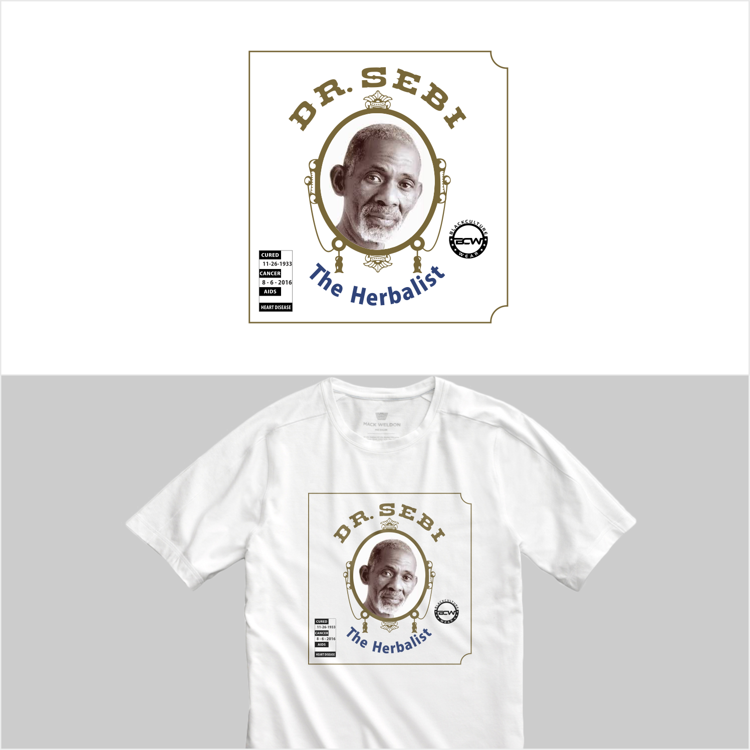 T-shirt Design by kolevvp for Black Culture Wear LLC. | Design #20632632