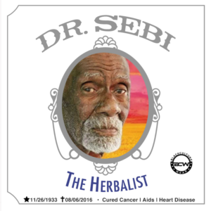 Dr. Sebi The Herbalist | T-shirt Design by Val brito