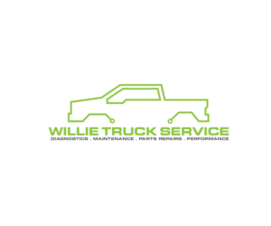 Wille Truck Service    Diagnostics, Maintenance, Parts, repairs, Performance | Diseño de Logo por renderman