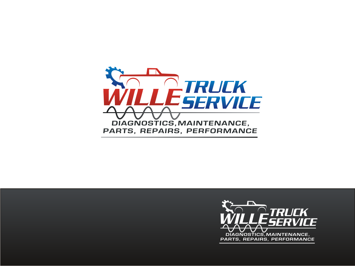 Logo Design by Blueberry for Wille Truck Service | Design #18908508