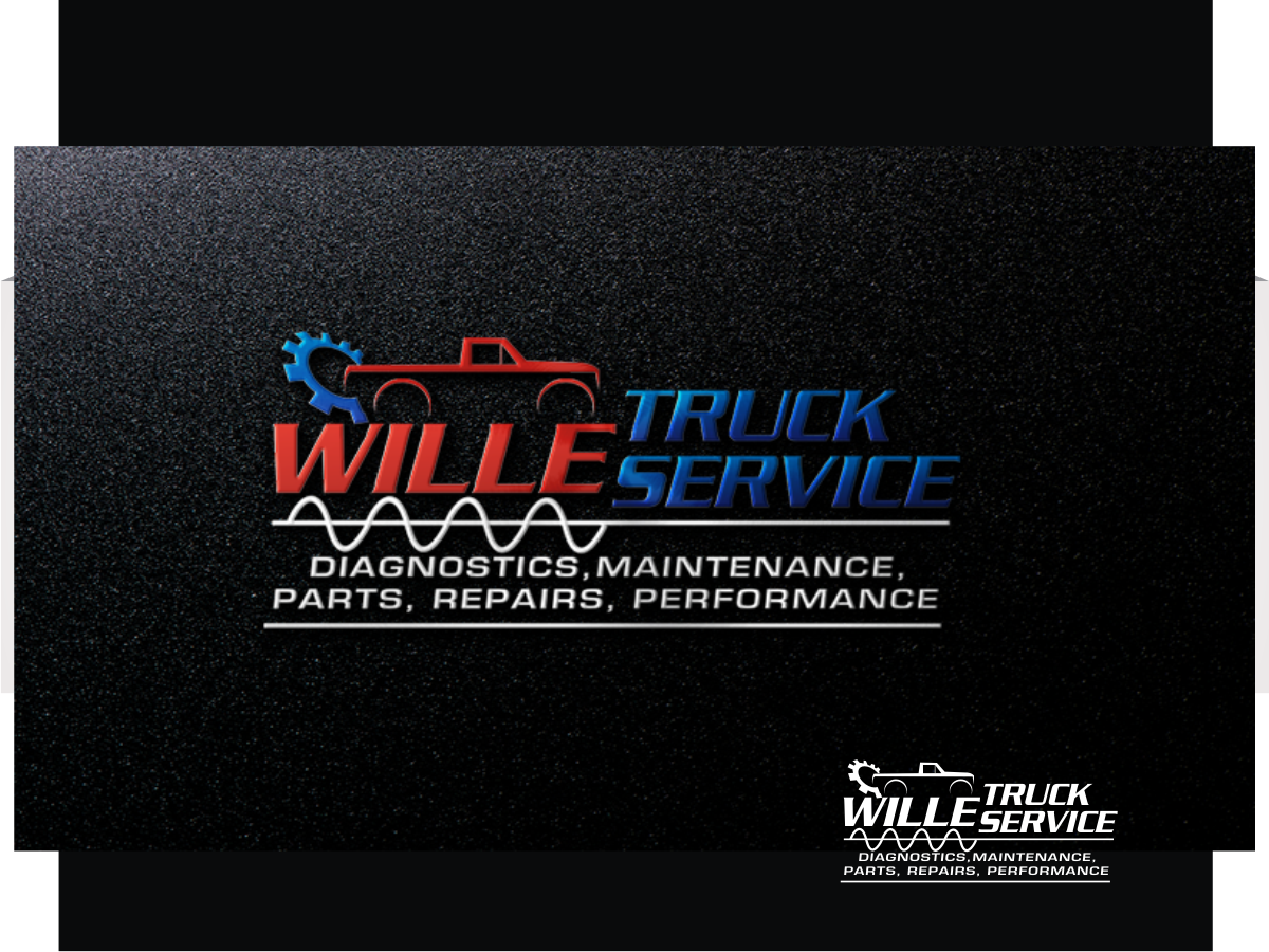 Logo Design by Blueberry for Wille Truck Service | Design #18908582