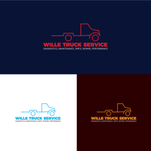 Logo Design by 90degree for Wille Truck Service | Design #18893309