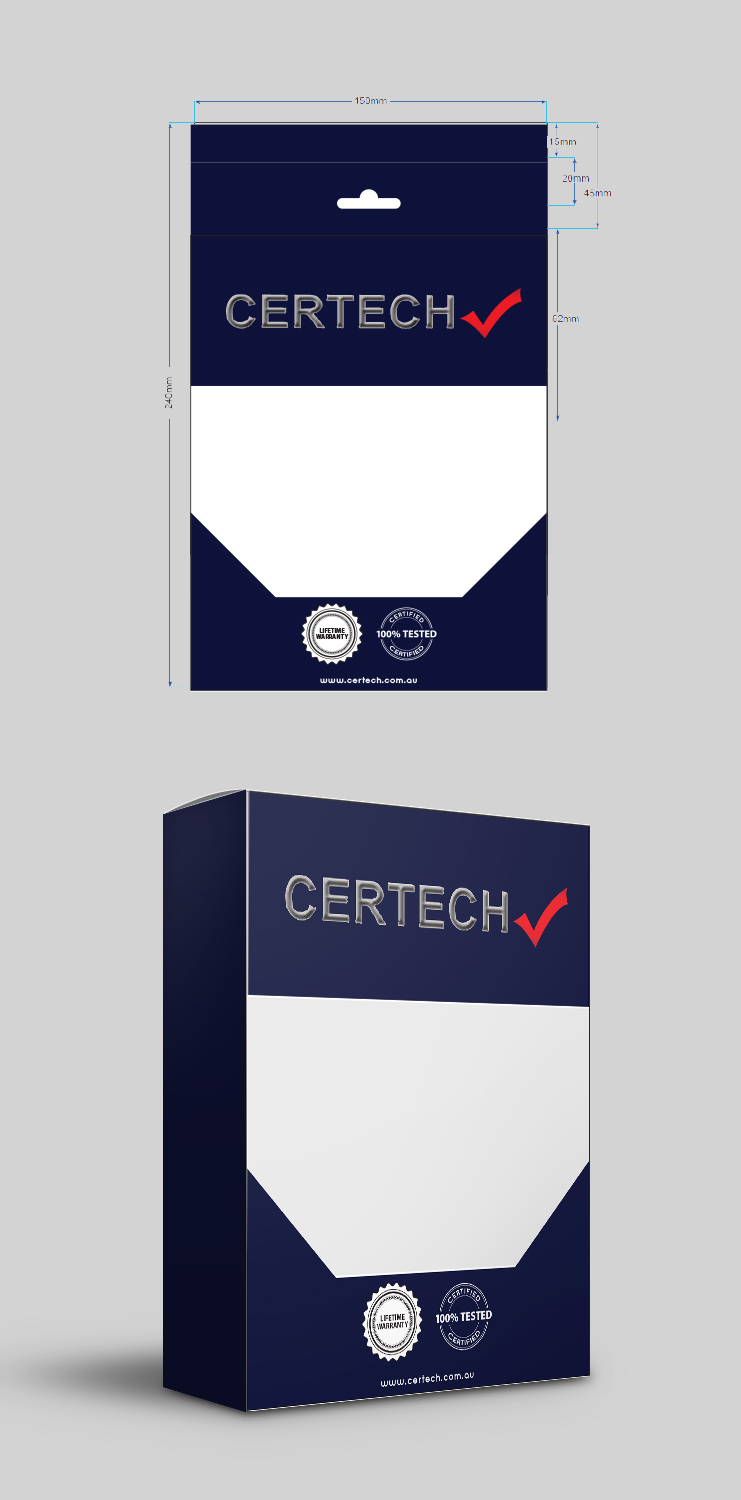 Verpackungs-Design von BEEZU für CERTECH | Design #18850662