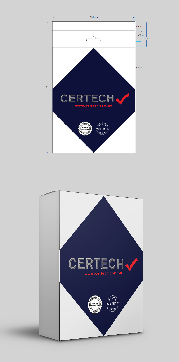 Verpackungs-Design von BEEZU für CERTECH | Design #18850665
