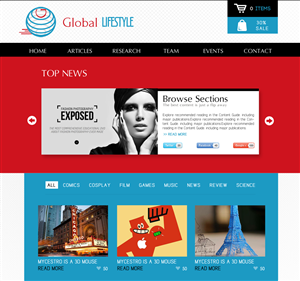 WordPress-Design von Deli für dieses Projekt | Design: #2887206