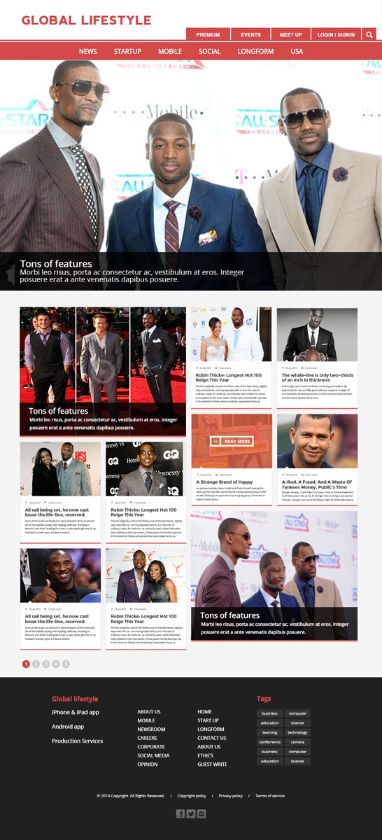 Wordpress Design by Signature for this project | Design #2892007