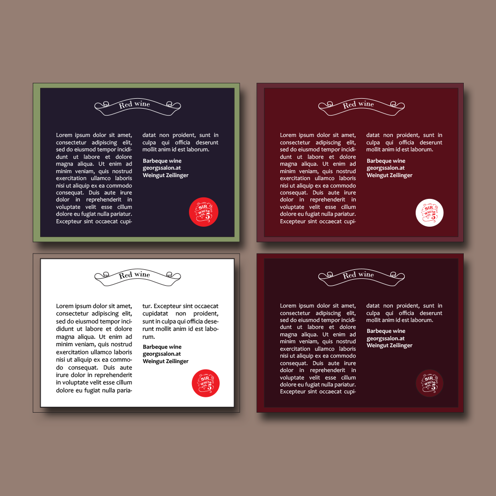 Label Design by Saraj for Mag. Georgs Unterrainer - Georgs Salon | Design #19028316