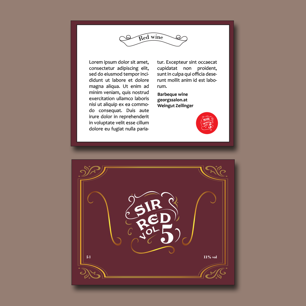 Label Design by Saraj for Mag. Georgs Unterrainer - Georgs Salon | Design #19028318