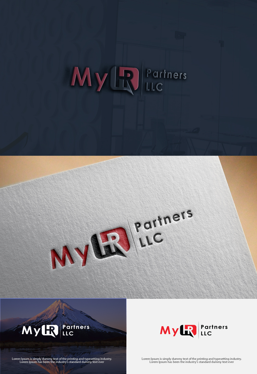 Logo-Design von dr ghulam mustafa sahab für My HR Partners LLC | Design #18868618