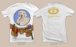 Kids tee shirt JG Hardwood floors | Diseño de Camiseta por theodorusdick14