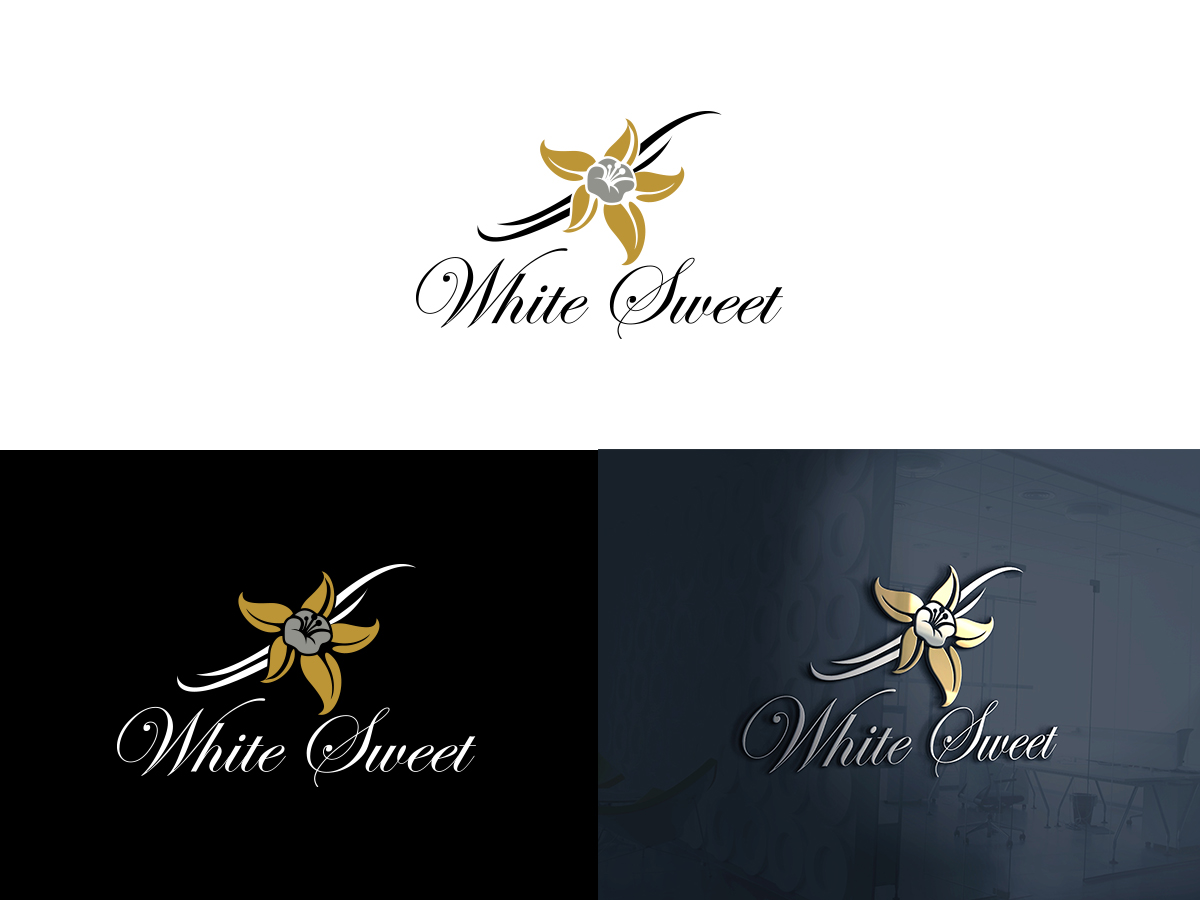 Logo Design by Slant Line Media for White sweet | Design #18879526