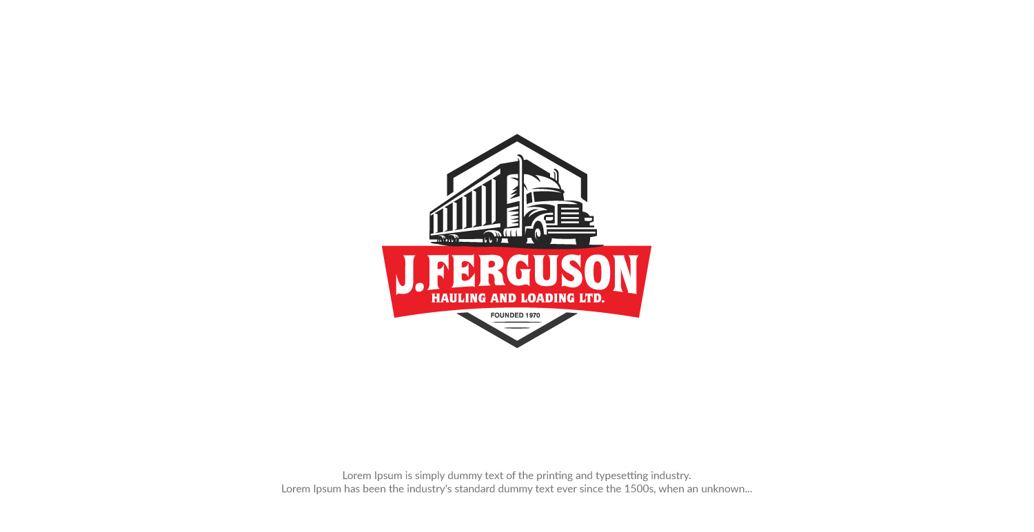 Logo-Design von ideaz2050 für J Ferguson Hauling and Loading Ltd | Design #18879242
