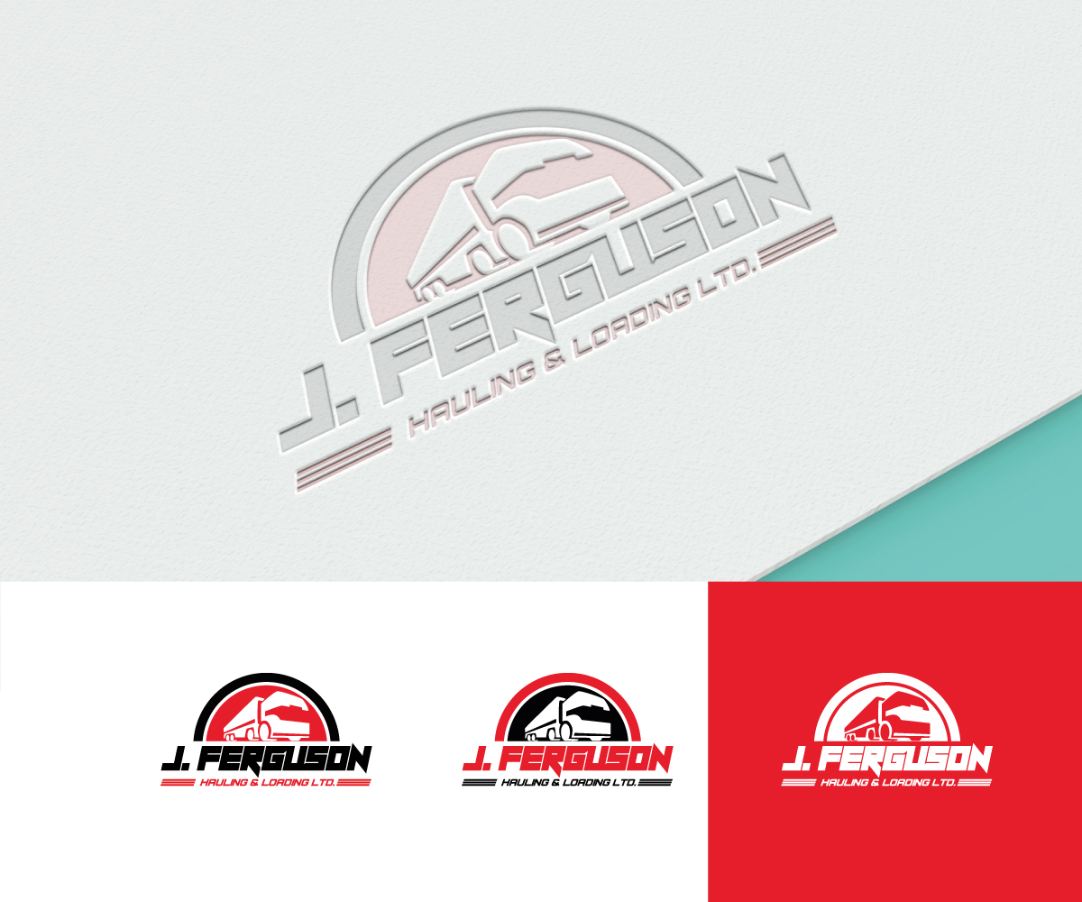 Logo-Design von MindCraft Design für J Ferguson Hauling and Loading Ltd | Design #18877489